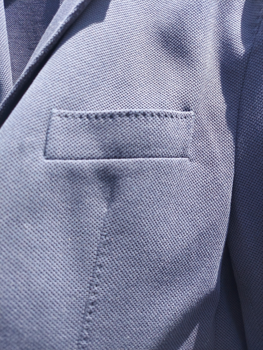 Quince Cotton Pique Knit Navy Blue Blazer Sports Coat Men Size Medium NWT Formal - Picture 9 of 14